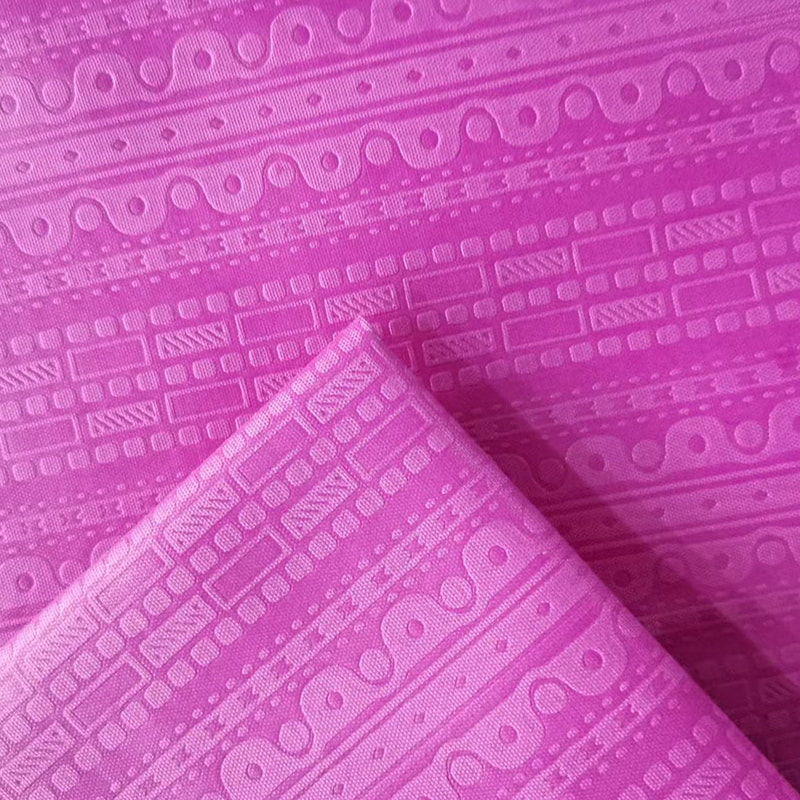 TMIE-08-2-3 115GSM 100% poliester de înaltă densitate, în număr mare, vopsit cu model geometric, țesătură din poliester în relief