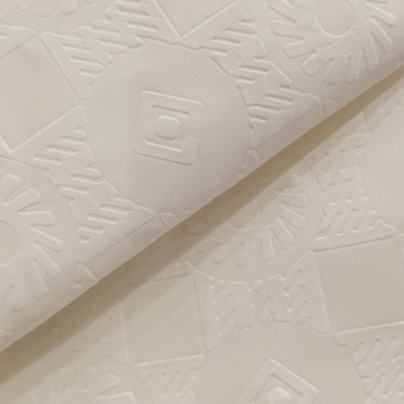 TMIE-08-2-1 Țesătură cu lățime îngustă, de înaltă densitate, 100 GSM, culoare personalizată, vopsită cu țesătură din poplin din poliester în relief 3D