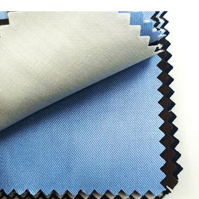 TMIE-08-4-2 Greutate medie 115GSM Culori vopsite Poliester Poplin Twill Fabric